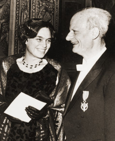 Hans and Rose Bethe, 1967 Nobel Prize Ceremony